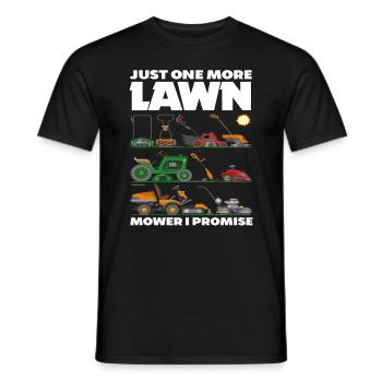Landschaftsgärtner Rasen - Männer T-Shirt - Schwarz - Vorne - AI Model Male 178 light (178cm)