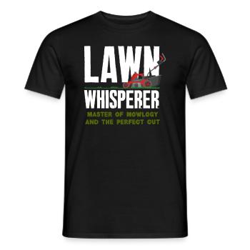 Landschaftsgärtner Rasen Flüsterer - Männer T-Shirt - Schwarz - Vorne - AI Model Male 178 light (178cm)