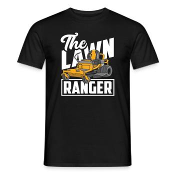 Landschaftsgärtner Rasen Mähen - Männer T-Shirt - Schwarz - Vorne - AI Model Male 178 light (178cm)