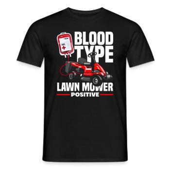 Tondeuse à gazon paysagiste Positive - T-shirt homme - noir - Devant - AI Model Male 178 light (178cm)