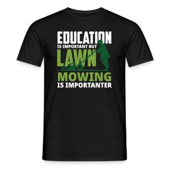 Landschaftsgärtner Bildung - Männer T-Shirt - Schwarz - Vorne - AI Model Male 178 light (178cm)