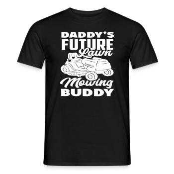 Landschaftsgärtner Papa Kind Junge - Männer T-Shirt - Schwarz - Vorne - AI Model Male 178 light (178cm)