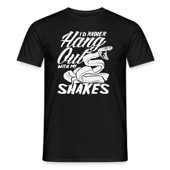 Serpent Animal de compagnie Amour - T-shirt homme - noir - Devant - AI Model Male 178 light (178cm)
