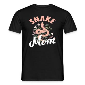 Schlangen Mama - Männer T-Shirt - Schwarz - Vorne - AI Model Male 178 light (178cm)