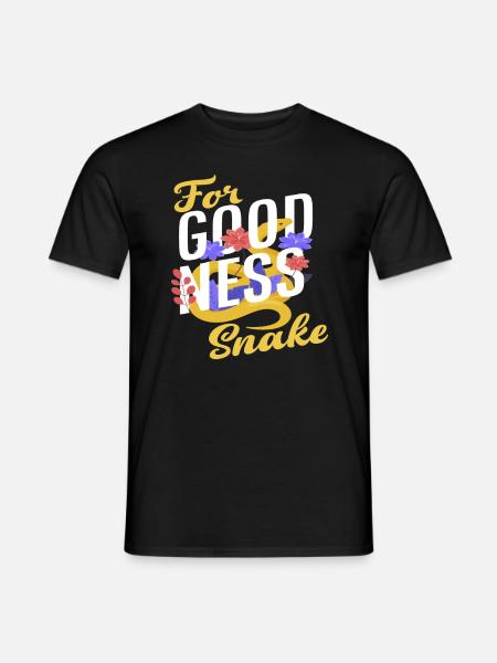 Snake Funny Snakes - Men's T-Shirt - black