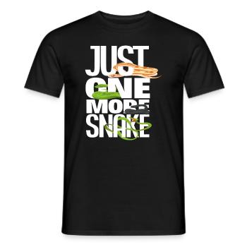 Schlangenbesitzer - Männer T-Shirt - Schwarz - Vorne - AI Model Male 178 light (178cm)