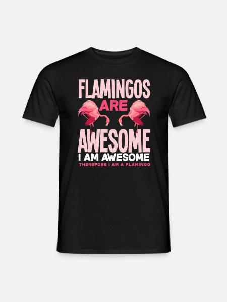 Flamingo I'm a flamingo - Men's T-Shirt - black