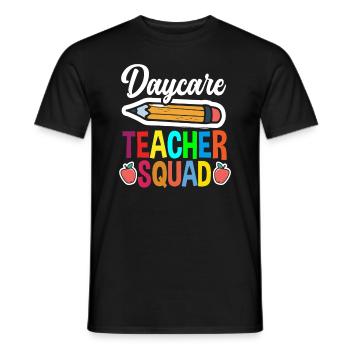 Kindergarten Teacher Team - Men's T-Shirt - black - Front - AI Model Male 178 light (178cm)