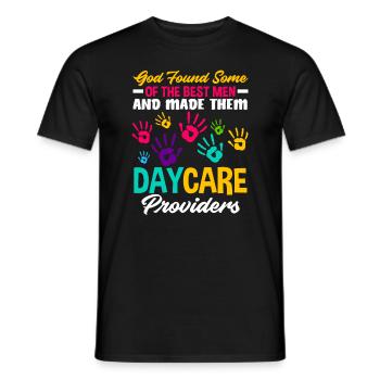Gott Fand Einige Der Besten Männer Und Machte Sie - Männer T-Shirt - Schwarz - Vorne - AI Model Male 178 light (178cm)