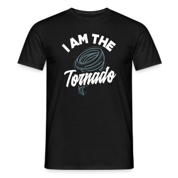 I'm the Tornado Storm Chaser - Men's T-Shirt - black - Front - AI Model Male 178 light (178cm)