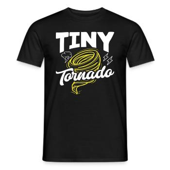 Kleiner Tornado Sturmjäger - Männer T-Shirt - Schwarz - Vorne - AI Model Male 178 light (178cm)