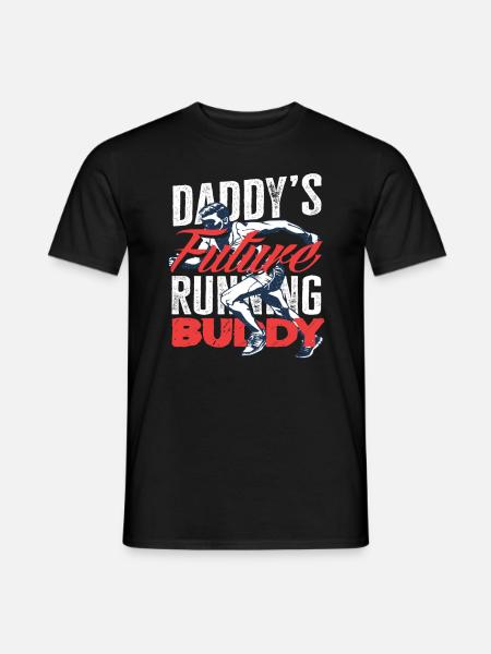 Dad's Future Running Partner Motif - Men's T-Shirt - black