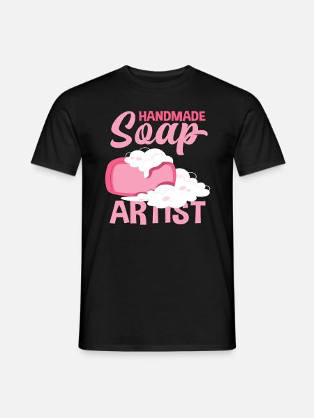 Handmade Soap Artist - Men's T-Shirt - black
