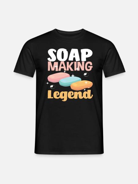 Soap Making Legend - Men's T-Shirt - black
