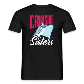 Croisière Adventure Sisters - T-shirt homme - noir - Devant - AI Model Male 178 light (178cm)