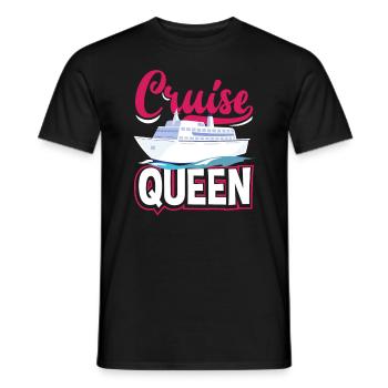 Cruise Queen – Perfect for Cruising - Men's T-Shirt - black - Front - AI Model Male 178 light (178cm)