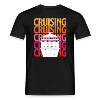 Kreuzfahrt Liebhaber Spaß Boot Abenteuer - Männer T-Shirt - Schwarz - Vorne - AI Model Male 178 light (178cm)