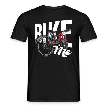 Bike Me Bike Lovers Adventure - Men's T-Shirt - black - Front - AI Model Male 178 light (178cm)
