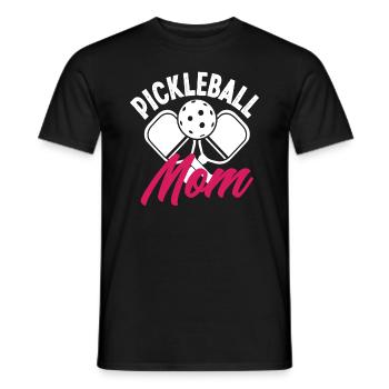 Maman de pickleball Fière mère de joueurs - T-shirt homme - noir - Devant - AI Model Male 178 light (178cm)