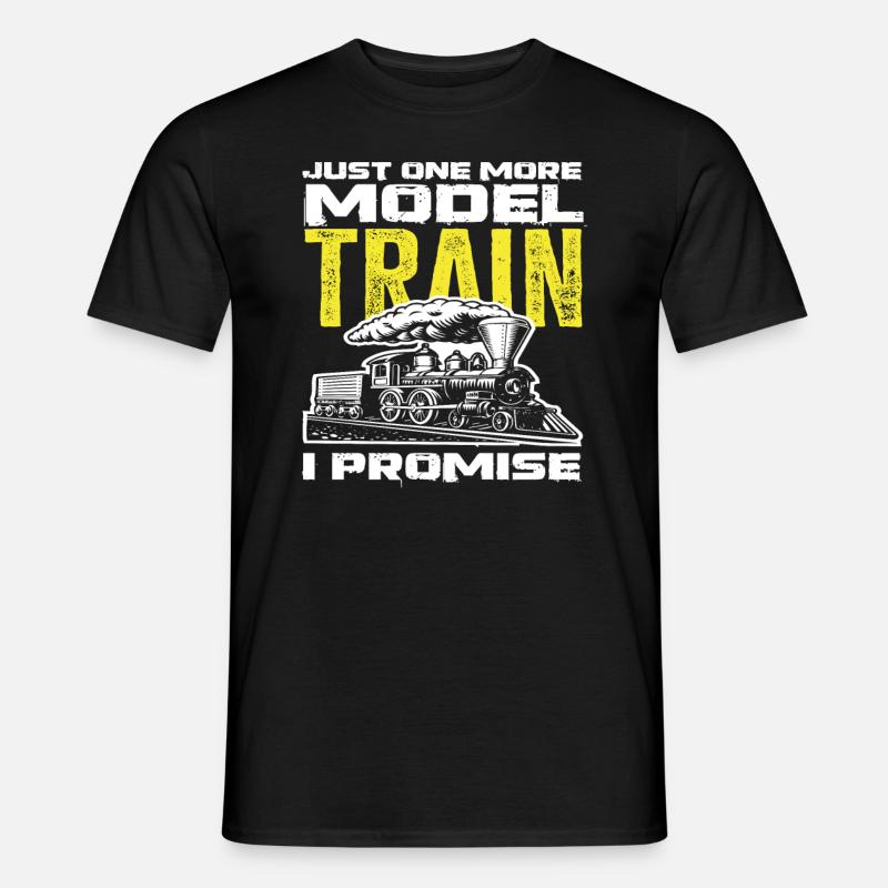 Ein Letztes Modellzug Versprochen - Männer T-Shirt - Schwarz
