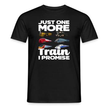 Nur Noch Ein Zug Versprochen - Männer T-Shirt - Schwarz - Vorne - AI Model Male 178 light (178cm)