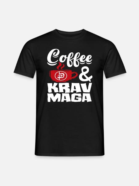 Krav Maga Coffee - Men's T-Shirt - black