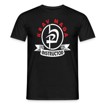 Entraîneur de Krav Maga - T-shirt homme - noir - Devant - AI Model Male 178 light (178cm)