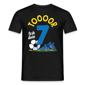 Goal Football I' Children's Birthday - Men's T-Shirt - black - Front - AI Model Male 178 light (178cm)