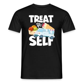 Cream Lover Cream Truck Cream - Men's T-Shirt - black - Front - AI Model Male 178 light (178cm)