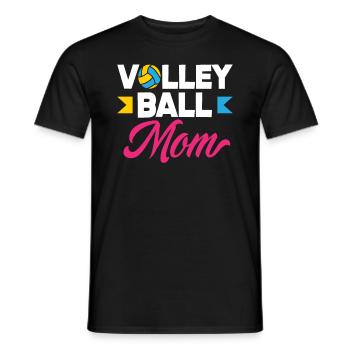Volleyball Mama Stolz Und Leidenschaft - Männer T-Shirt - Schwarz - Vorne - AI Model Male 178 light (178cm)