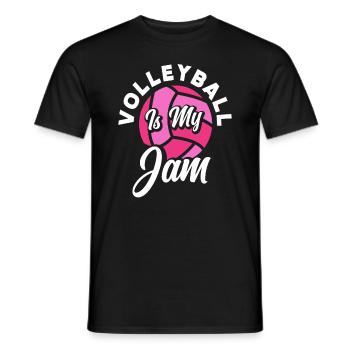 Le volley-ball, c’est mon truc, l’enthousiasme pour le volley-ball - T-shirt homme - noir - Devant - AI Model Male 178 light (178cm)