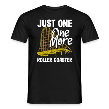 Les montagnes russes viennent d’en rouler une de plus - T-shirt homme - noir - Devant - AI Model Male 178 light (178cm)