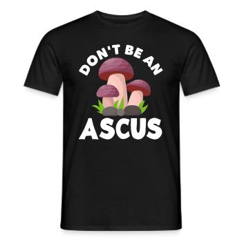 Mushroom picker is not an ascus mushroom - Men's T-Shirt - black - Front - AI Model Male 178 light (178cm)