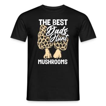 Die Besten Väter Sammeln Pilze - Männer T-Shirt - Schwarz - Vorne - AI Model Male 178 light (178cm)