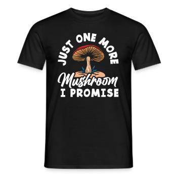 Juste un collectionneur de promesses de champignons - T-shirt homme - noir - Devant - AI Model Male 178 light (178cm)