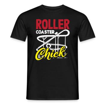 Montagnes russes Aventure Chick - T-shirt homme - noir - Devant - AI Model Male 178 light (178cm)