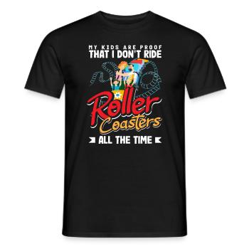 Meine Kinder Beweisen, Dass Ich Nicht Immer - Männer T-Shirt - Schwarz - Vorne - AI Model Male 178 light (178cm)