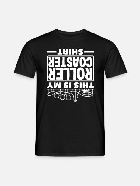 Roller Coaster My Life T-Shirt - Men's T-Shirt - black