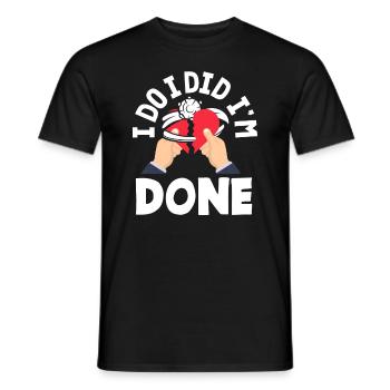 Je l'ai, je l'ai, j'en ai fini avec ça - T-shirt homme - noir - Devant - AI Model Male 178 light (178cm)