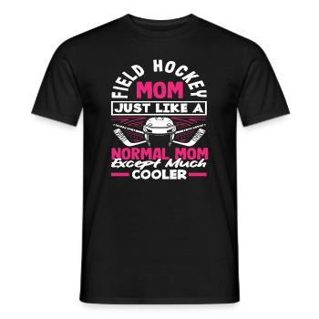 Feldhockey Spieler Mama Cooler Als Andere - Männer T-Shirt - Schwarz - Vorne - AI Model Male 178 light (178cm)