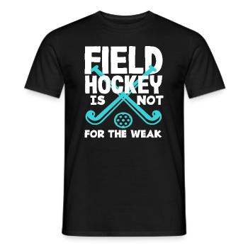Feldhockeyspieler Nicht Für Schwache - Männer T-Shirt - Schwarz - Vorne - AI Model Male 178 light (178cm)