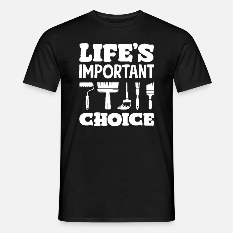 Vital Choice Painter Tools - Men’s T-shirt - black