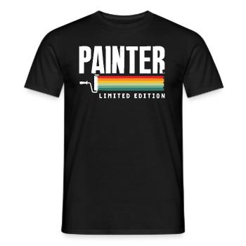 Maler Limited Edition Retro Design - Männer T-Shirt - Schwarz - Vorne - AI Model Male 178 light (178cm)
