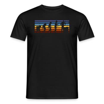 Maurer Evolution Style rétro - T-shirt homme - noir - Devant - AI Model Male 178 light (178cm)