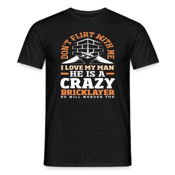 Mason Flirt Not Love My Madness - T-shirt homme - noir - Devant - AI Model Male 178 light (178cm)