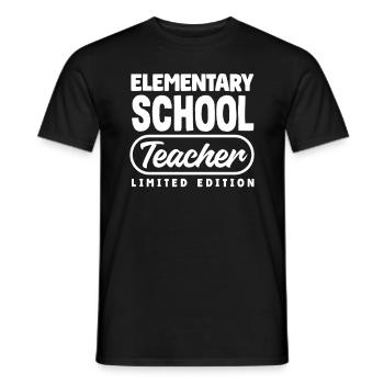 Elementary Teacher Limited Edition - Männer T-Shirt - Schwarz - Vorne - AI Model Male 178 light (178cm)