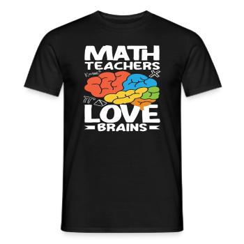 Math Teacher Math Gift - Men's T-Shirt - black - Front - AI Model Male 178 light (178cm)