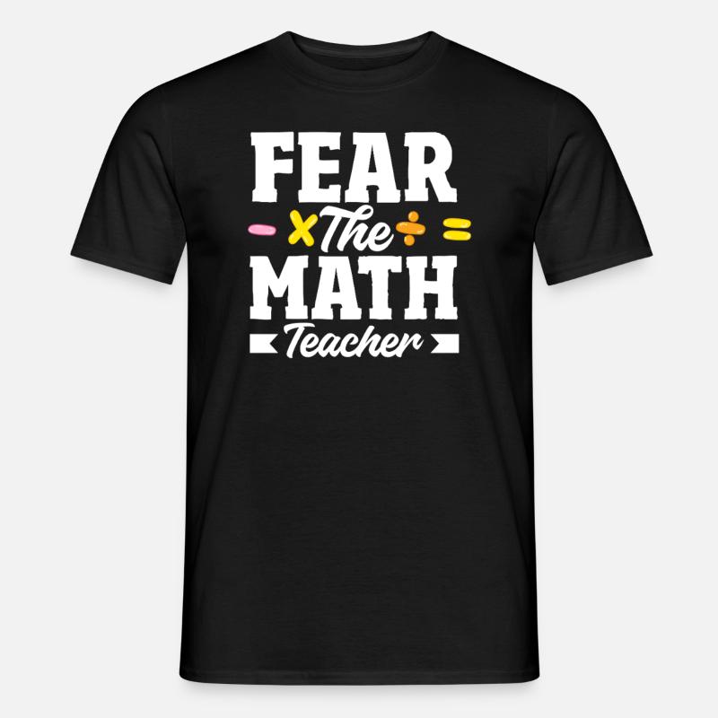 Math Teacher Math Gift - Men's T-shirt - black