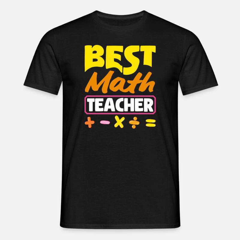 Math Teacher Math Gift - Men's T-Shirt - black