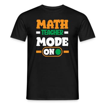 Math Teacher Math Gift - Men's T-Shirt - black - Front - AI Model Male 178 light (178cm)